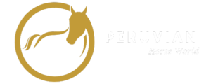 Peruvian Horse World white logo