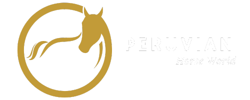 Peruvian Horse World white logo